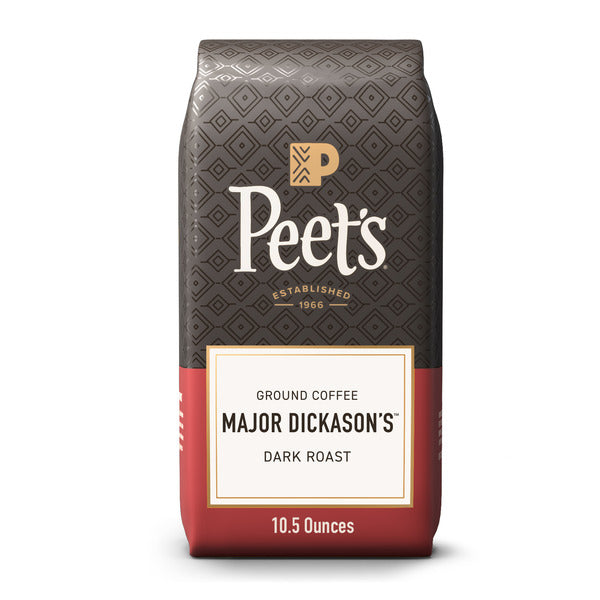 Peet's Coffee Major Dickason's Blend, Dark Roast Ground Coffee, Bag