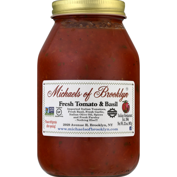 Michael’s of Brooklyn Tomato & Basil, Fresh