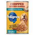 Pedigree Traditional Ground Dinner Chicken & Rice Wet Dog Food