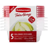 Rubbermaid Containers & Lids, Small Squares️