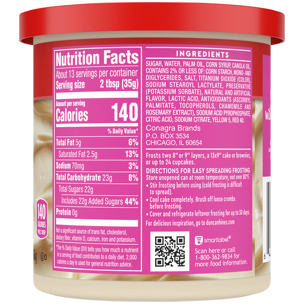 Duncan Hines Creamy Cream Cheese Frosting