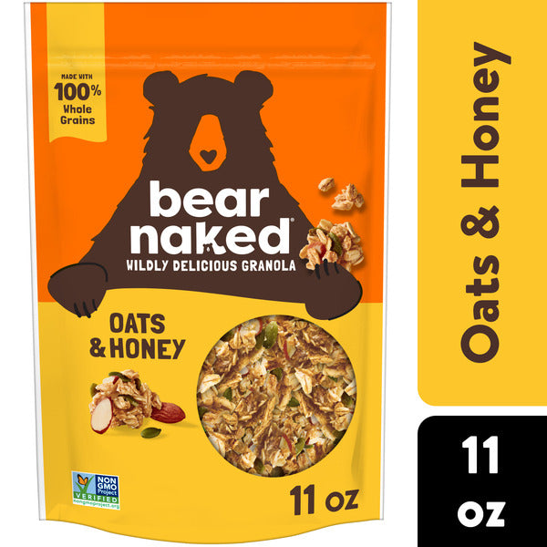 Bear Naked Granola Cereal, Whole Grain Granola, Breakfast Snacks, Oats and Honey,  Bag (1 Bag)