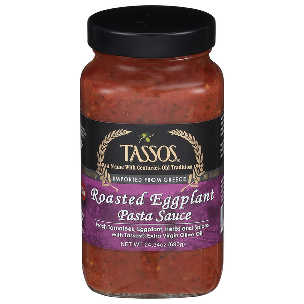 Tassos Pasta Sauce, Roasted Eggplant