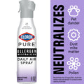 Clorox PURE Allergen Neutralizer Daily Air Spray, Nighttime Calm