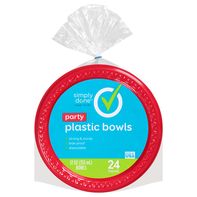 Simply Done Plastic Bowls, Party, 12 Ounce️