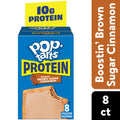 Pop-Tarts Protein Boostin' Brown Sugar Cinnamon Toaster Pastries, 10g Protein, 8 Count
