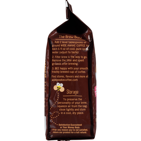 Wide Awake Mild Roast Breakfast Blend Decaffeinated 100% Arabica Ground Coffee