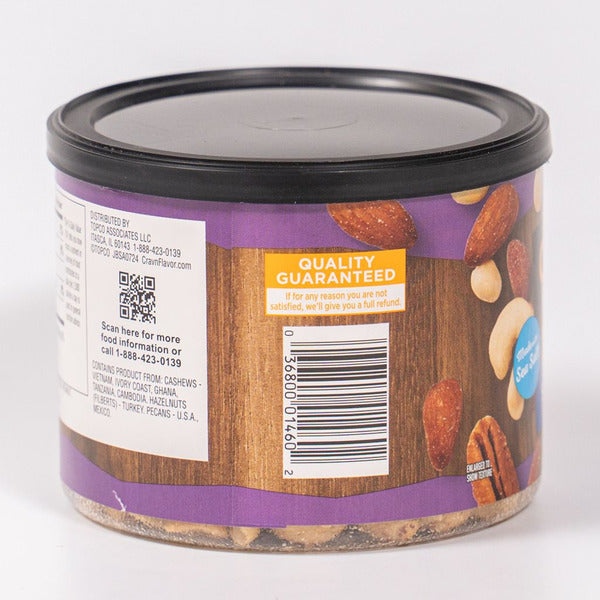 Crav'n Flavor Salted Mixed Nuts With Peanuts Almonds Cashews Hazelnuts & Pecans