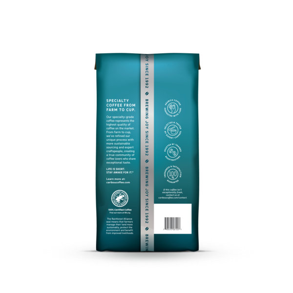 Caribou Coffee Mahogany, Dark Roast Ground Coffee, Bag