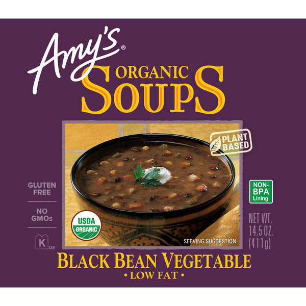 Amy's Kitchen Black Bean Vegetable Soup