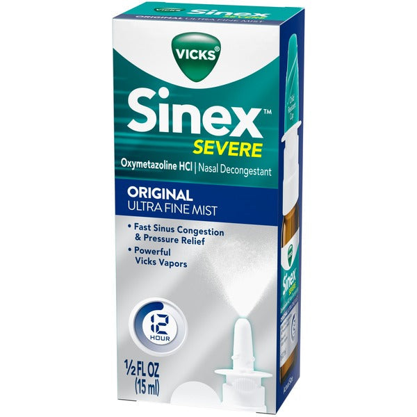 Vicks Sinex Original Ultra Fine Mist Nasal Spray Decongestant