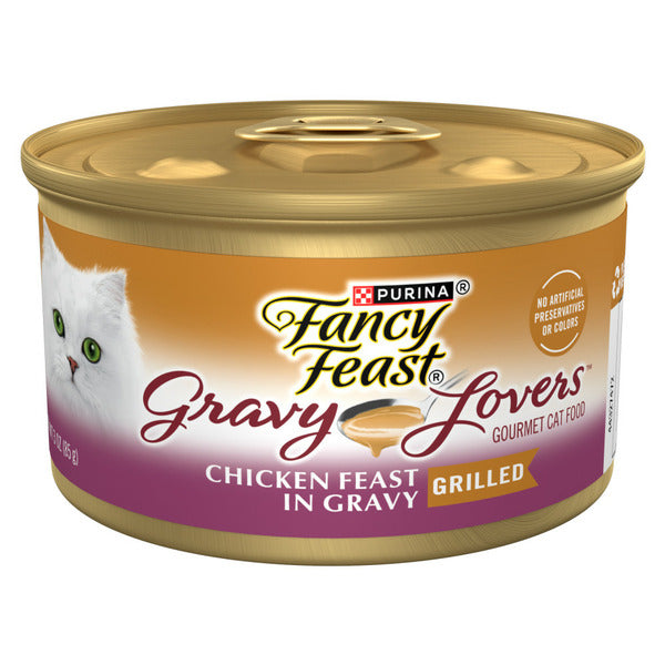 Purina Fancy Feast Gravy Lovers Chicken Feast in Gravy Gourmet Cat Food in Wet Cat Food Gravy