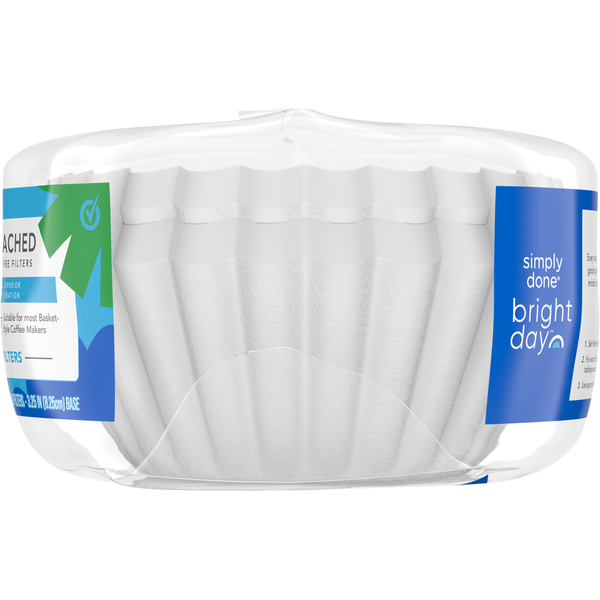 Simply Done Unbleached 3.25 Inch Basket Coffee Filters