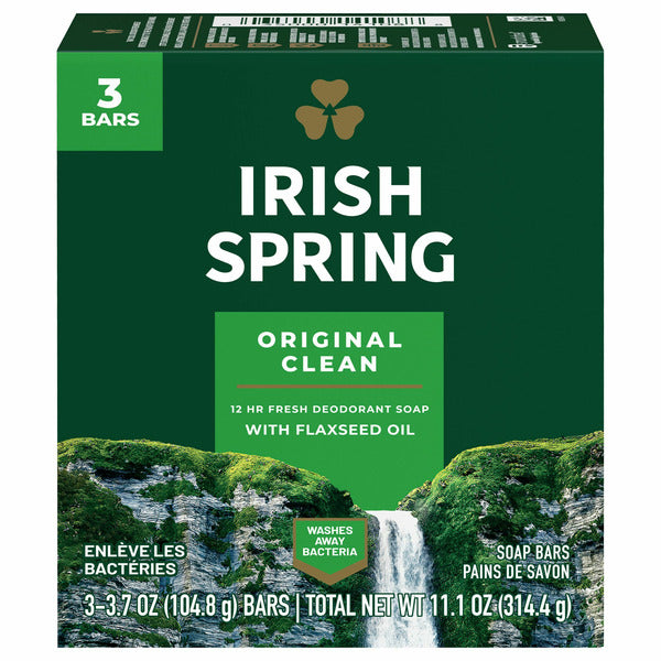 Irish Spring Men's Bar Soap, Original Clean