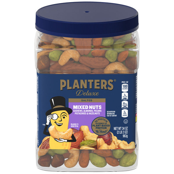 Planters Deluxe Mixed Nuts with Sea Salt