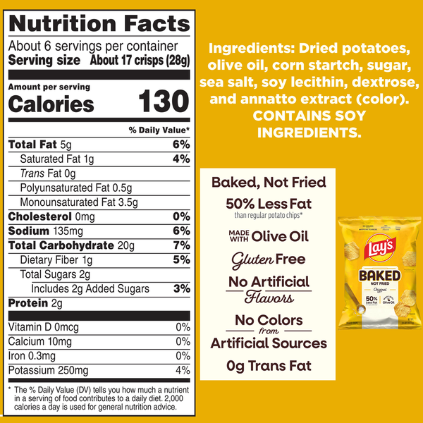 Lay's Baked Potato Chips, Original