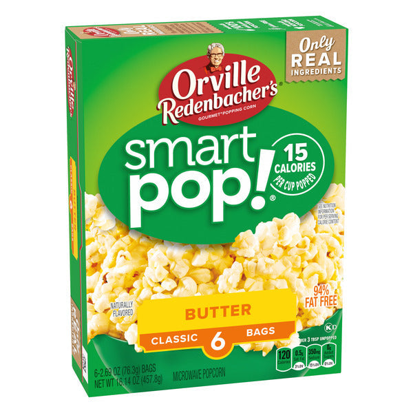 Orville Redenbacher Smart Pop! Butter Popcorn, Microwave Popcorn