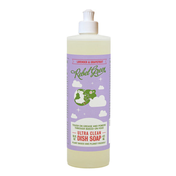 Rebel Green Lavender & Grapefruit Dish Soap