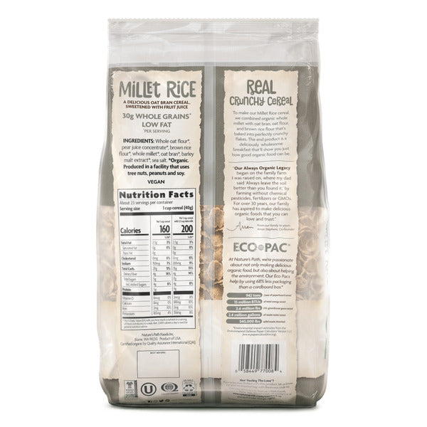 Nature's Path Millet Rice Flakes Cereal