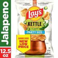 Lay's Kettle Cooked Potato Chips Jalapeno Flavored️