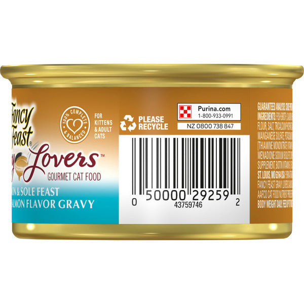 Purina Fancy Feast Gravy Lovers Salmon & Sole Feast in Seared Salmon Flavor Gravy Cat Food