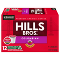Hills Bros. K-Cup Pods Ground Premium Arabica Medium Roast Colombian Coffee