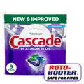 Cascade Platinum Plus Dishwasher Pacs, Fresh Scent