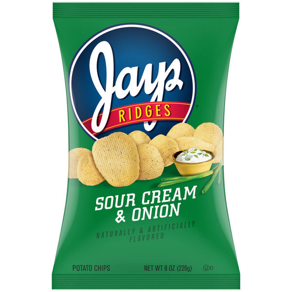 Jays Ridges Sour Cream & Onion Flavored Potato Chips