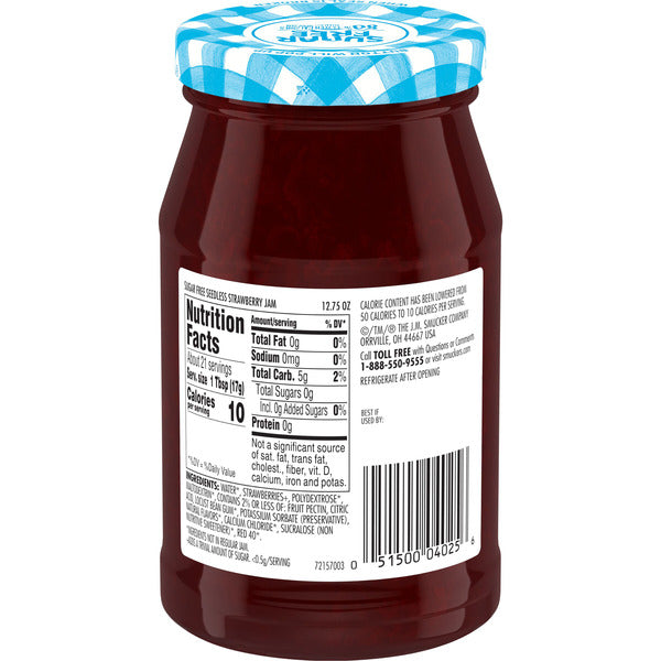 Smucker's Sugar Free Seedless Strawberry Jam