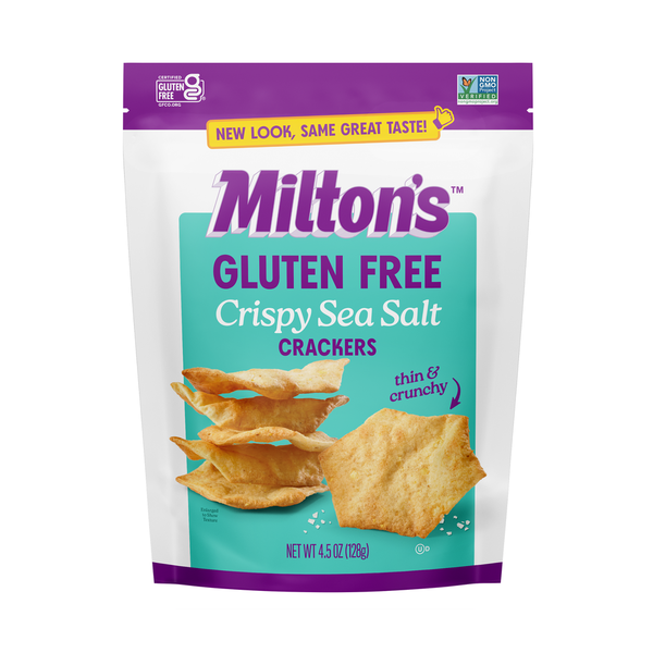 Milton's Gluten Free Crackers, Crispy Sea Salt