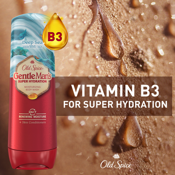 Old Spice Super Hydration Men's Body Wash, Deep Sea