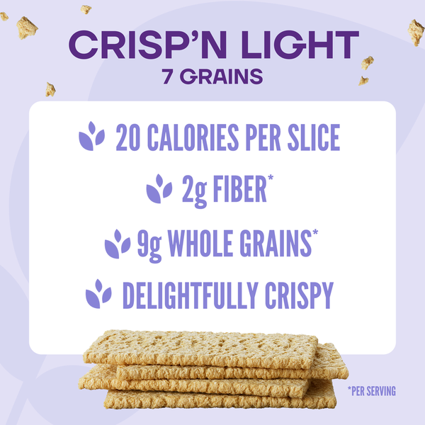Wasa Crisp'n Light 7 Grains Swedish Style Crispbread Crackers