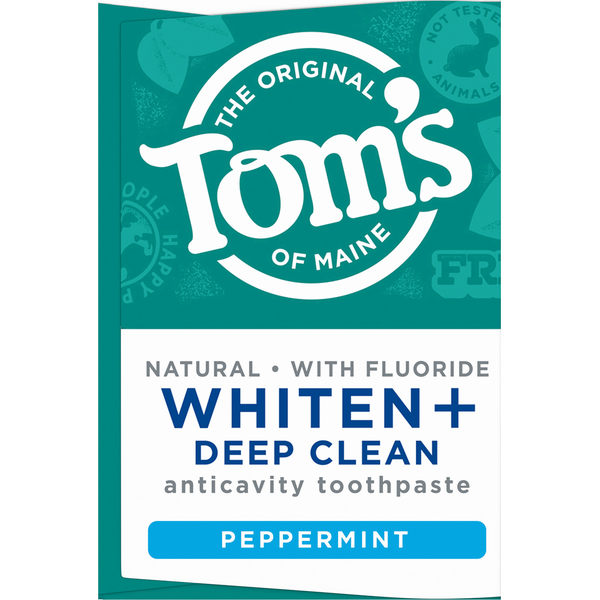 Tom's of Maine Whiten + Deep Clean Peppermint Toothpaste