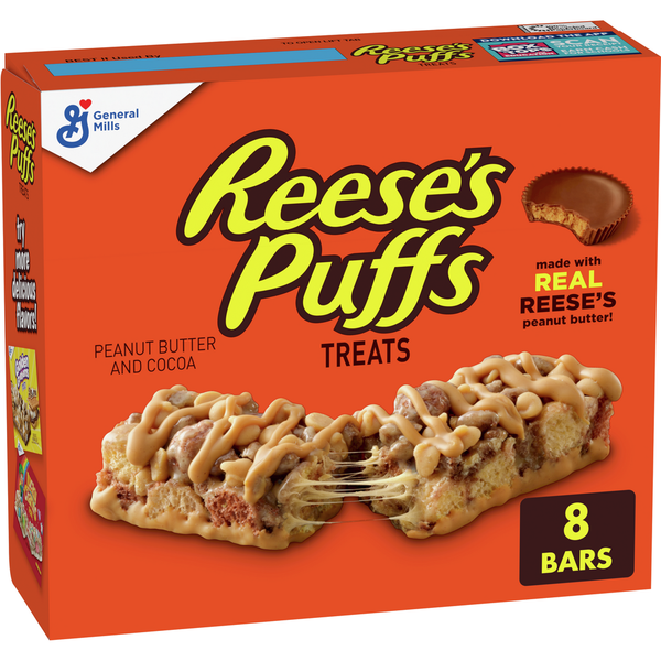 General Mills REESE'S Puffs Cereal Treat Bars