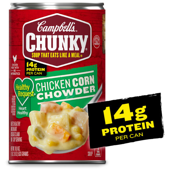 Campbell's Healthy Request Chicken Corn Chowder Soup