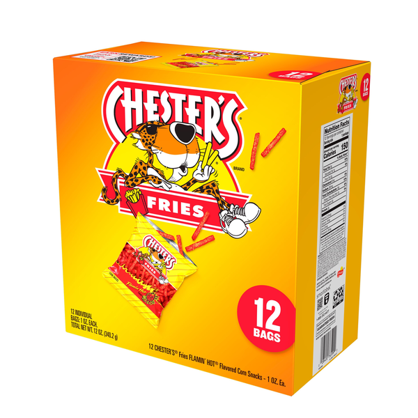Chester's Fries, Flamin' Hot Flavored Corn Snacks