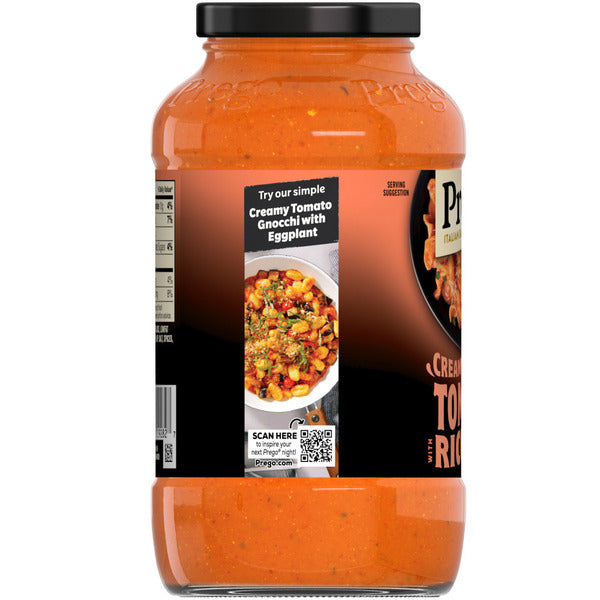 Prego Creamy Tomato Pasta Sauce With Ricotta Cheese
