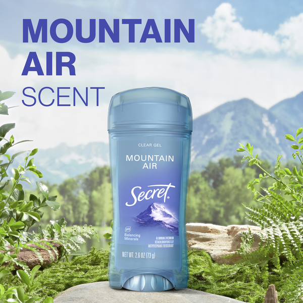 Secret Fresh Clear Gel Antiperspirant & Deodorant for Women, Mountain Air