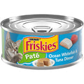 Purina Friskies Pate Wet Cat Food, Ocean Whitefish & Tuna Dinner