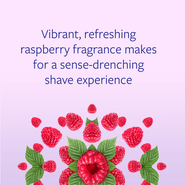 Skintimate Skin Therapy Raspberry Rain Shave Gel for Women, Moisturizing, Twin Pack