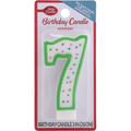 Betty Crocker Birthday Candle, Numeral 7, 3 Inch