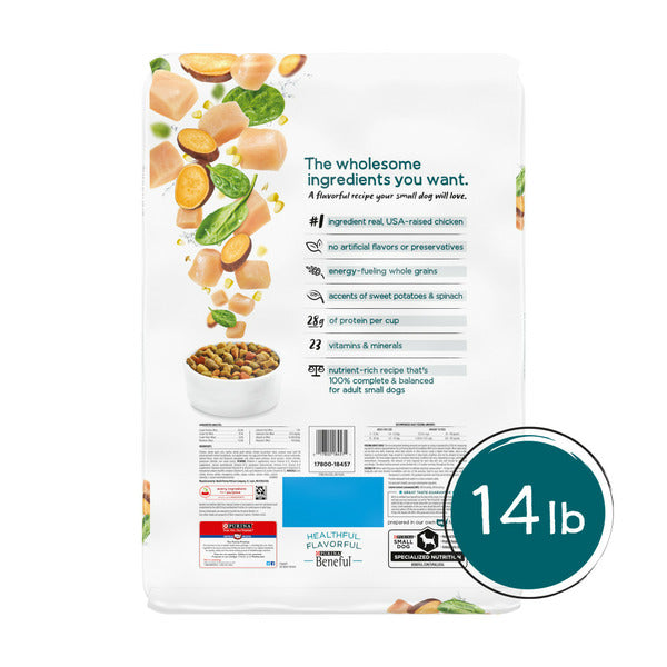 Purina Beneful IncrediBites With Farm-Raised Chicken Small Breed Dry Dog Food