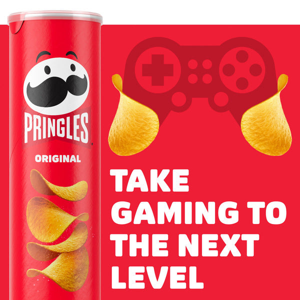 Pringles Original Potato Crisps Chips, Lunch Snacks, 5.2  oz