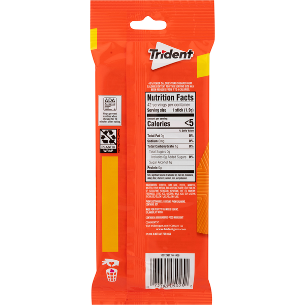 Trident Sugar Free Tropical Twist Gum