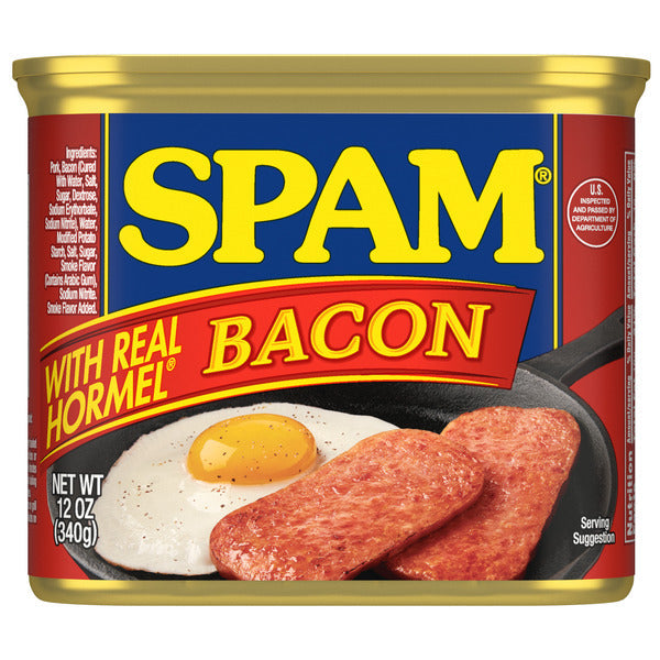 SPAM With Real Hormel Bacon Luncheon Meat