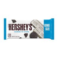 Hershey's Cookies 'n' Creme King Size, Candy Bar, 2.6 oz