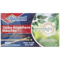 Diamond Matches, Strike Anywhere, Large Kitchen️