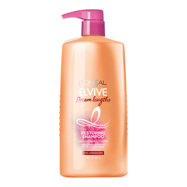 L'Oreal Dream Lengths Restoring Shampoo for Long, Damaged Hair,