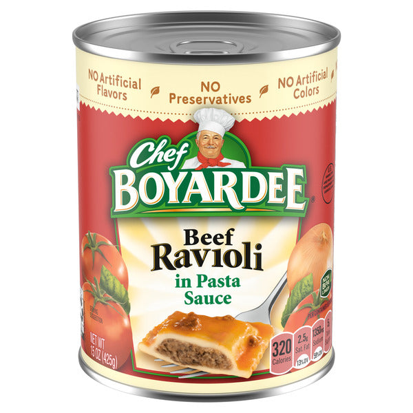 Chef Boyardee Beef Ravioli in Pasta Sauce, Ready-to-Eat Meal