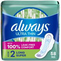 Always Ultra Thin Size 2 Long Super Pads️